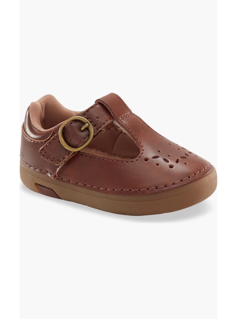 Stride Ride Soft Motion Mini Mara T-Strap Shoes- Color: Cedar- Size 4 M - Picture 7 of 13